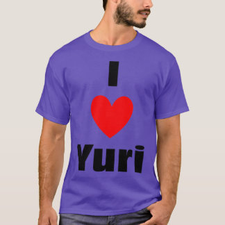 T-shirt J'adore Yuri fille vintage