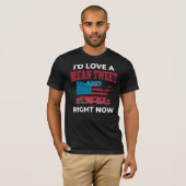 T-shirt J'adorerais un Tweet moyen et 1,79 $ d'essence en  (Devant entier)