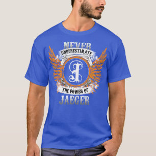 T-shirt Jaeger Nom Chemise Ne Sous-Estime Jamais Le Pouvoi