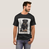 T-shirt Jagdterrier Dakota c. Renbrad Faux Canvas Print Ac (Devant entier)