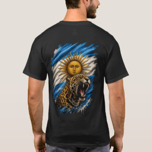 T-shirt Jaguar Argentin Féroce & Drapeau Sol de Mayo