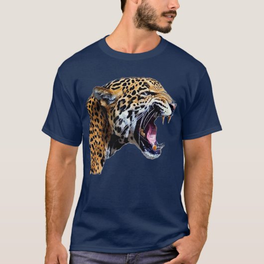 T-shirt Jaguar - Chat sauvage (Devant)