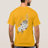 T-shirt Jaguar Floral (Dos)