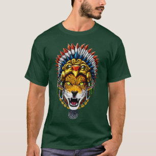 T-shirt Jaguar, guerrier aztèque