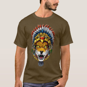T-shirt Jaguar, guerrier aztèque