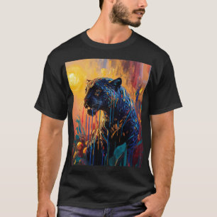 T-shirt Jaguar noir