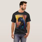 T-shirt Jaguar noir (Devant entier)