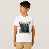 T-shirt Jaguar noir (Devant entier)