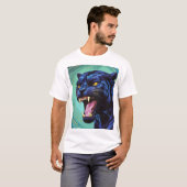 T-shirt Jaguar - Panthère noire (Devant entier)