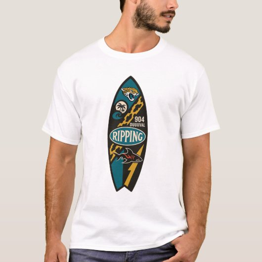 T-shirt Jaguar Surfing RIPPING (Devant)