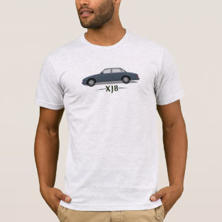 T-shirt Jaguar XJ8 Luxury Car Gift Blue -