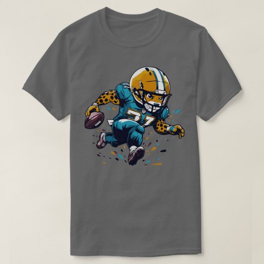 T-shirt Jaguars Touchdown American (Design devant)