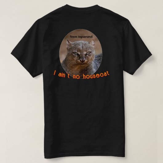 T-shirt Jaguarundi (Design dos)