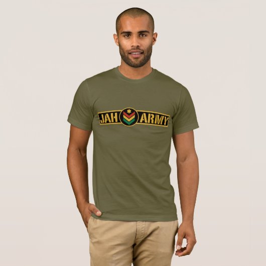 T-shirt Jah Army (Devant entier)
