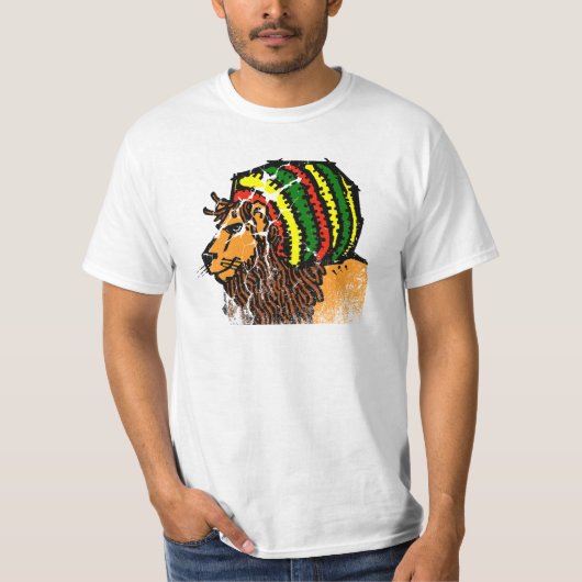 T-shirt Jah King Vintage (Devant)