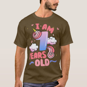 T-shirt J'Ai 10 Ans Unicorn Thème 7ème Anniversaire Partie
