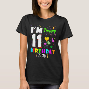 T-shirt J'ai 11 ans Joyeux anniversaire pour moi 11e anniv