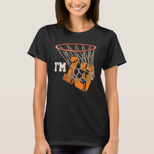 T-shirt J'ai 13 ans de basket-ball thème fête d'anniversai