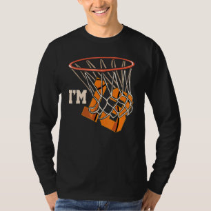 T-shirt J'ai 13 ans de basket-ball thème fête d'anniversai