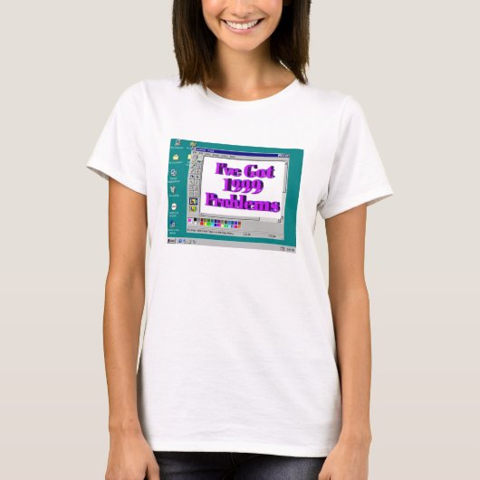 T-shirt J'ai 1999 problèmes (Devant)