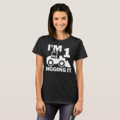 T-shirt J'ai 1 an et je l'ai creusé (Devant entier)