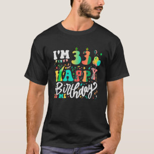 T-shirt J'ai 33 ans Joyeux anniversaire pour moi 33e anniv