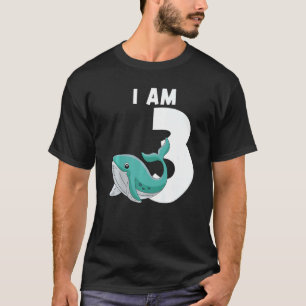 T-shirt J'Ai 3 Baleine 3 Ans
