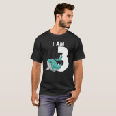 T-shirt J'Ai 3 Baleine 3 Ans (Devant entier)