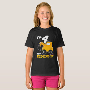T-shirt J'ai 4 ans et je le creuse
