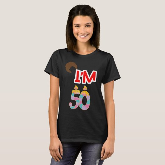 T-shirt J'Ai 50 Ans (Devant entier)