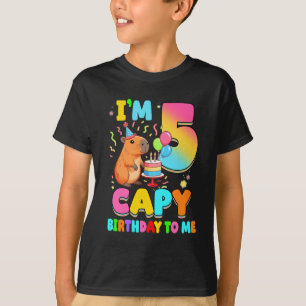 T-shirt J'ai 5 ans Capy Birthday To Me 5th Birthday C
