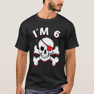 T-shirt J'ai 6 ans Anniversaire célébrant 6ème Anniversair