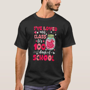 T-shirt J'Ai Aimé Ma Classe Pendant 100 Jours D'Enseignant