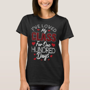 T-shirt J'Ai Aimé Ma Classe Pendant Cent Jours Rouge Plaid