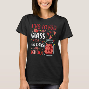 T-shirt J'Ai Aimé Mon Cours Pendant 100 Jours Thé Fille De