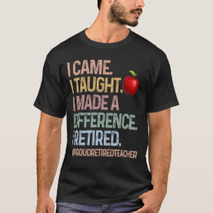 T-shirt J'Ai Appris Que J'Ai Fait Une Différence Que J'Ai