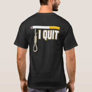 T-shirt J'ai arrêté de fumer Sauve des vies de l'ex-fumeur