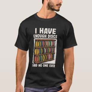 T-shirt J'ai assez de disques joueur hommes drôle disc gol