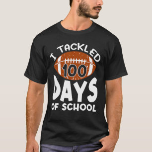 T-shirt J'Ai Attaqué 100 Jours De Football Scolaire 100E J