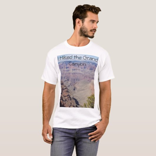 T-shirt J'ai augmenté le canyon grand pour les hommes (Devant entier)