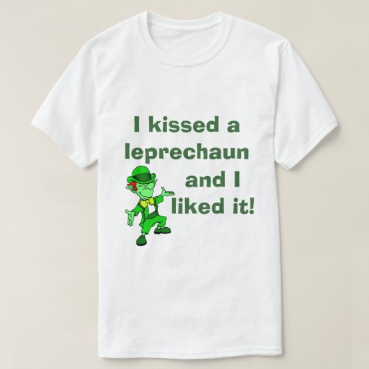 T-shirt J'Ai Baisé Un Leprechaun Et Je L'Ai Apprécié (Design devant)