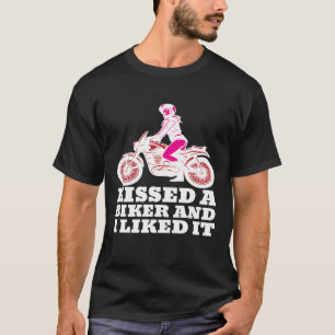 T-shirt J'Ai Baisé Un Vélo Et J'Ai Aimé Ça Fille Moto