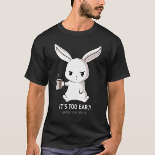 T-shirt J'Ai Besoin Citation De Café Cool Mon Lapin Boire 