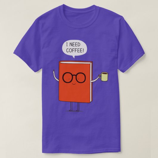 T-shirt J'ai besoin de café1 (Design devant)
