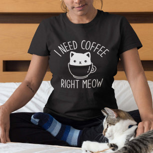T-shirt J'ai besoin de café tout de suite