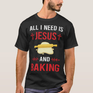 T-shirt J'Ai Besoin De Jésus Baking Bake Baker