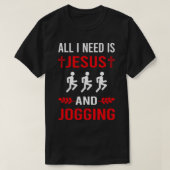 T-shirt J'Ai Besoin De Jésus Et Jogging Jog Jogger (Design devant)
