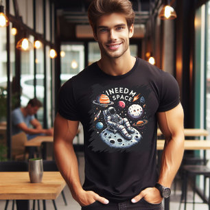 T-shirt J'ai besoin de l'illustration de mon astronaute sp