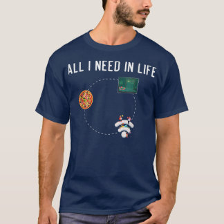 T-shirt J'Ai Besoin De Pizza Sleep Wifi Dans Life 2341326