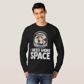 T-shirt J'ai besoin de plus d'astronaute spatiale Beagle G (Devant entier)